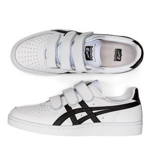 GSM ONITSUKA TIGER Black & White Velcro Sz 8.5